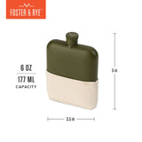 Matte Army Green Flask