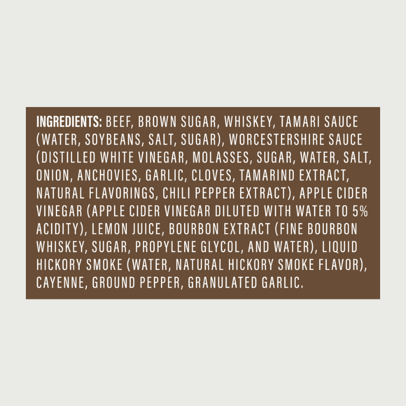 Bourbon Glazed Beef Jerky