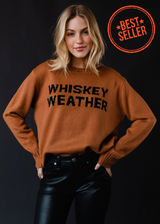 Caramel Whiskey Weather Sweater