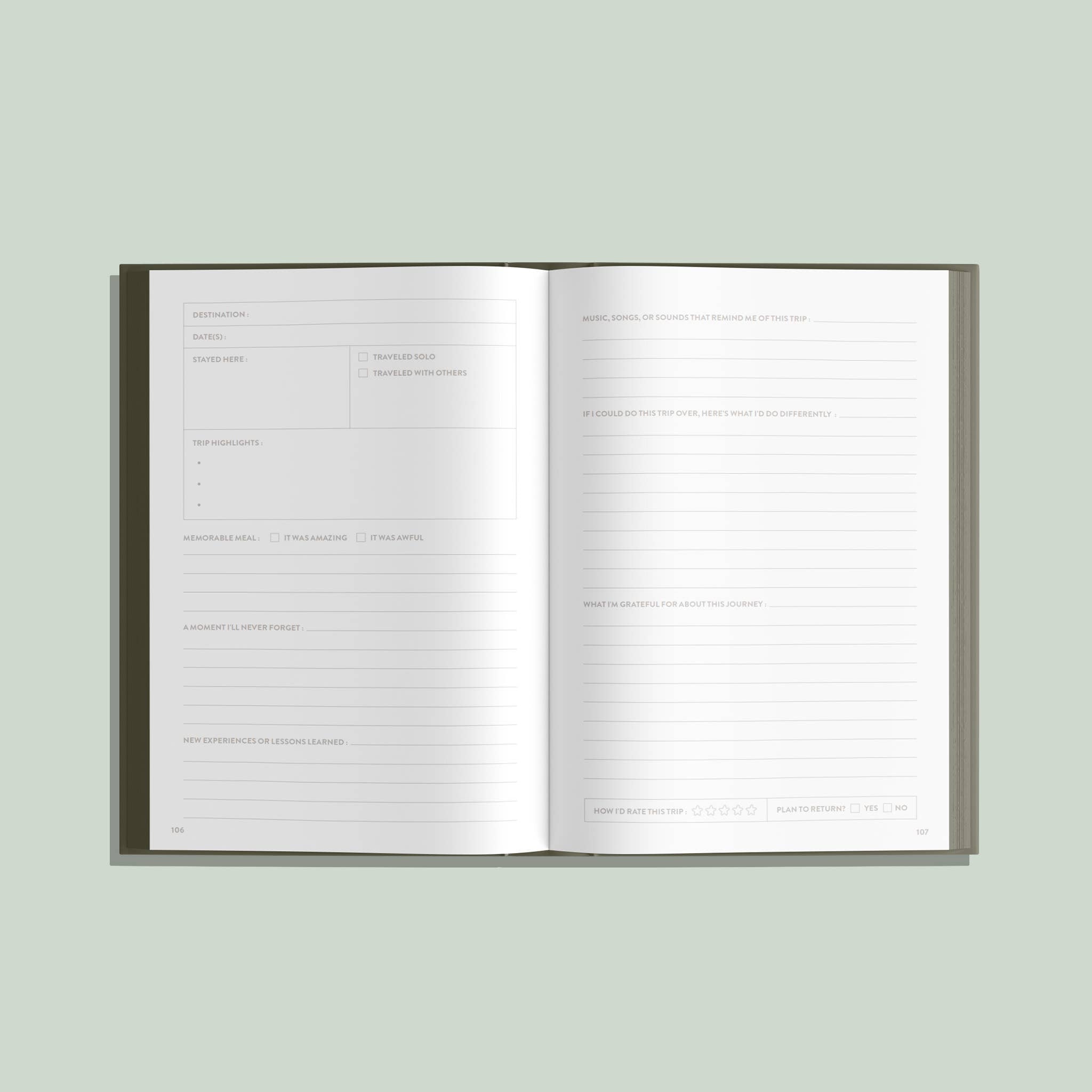 My Travel Journal – A Keepsake for Every Adventure