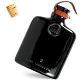 Black Ceramic Flask