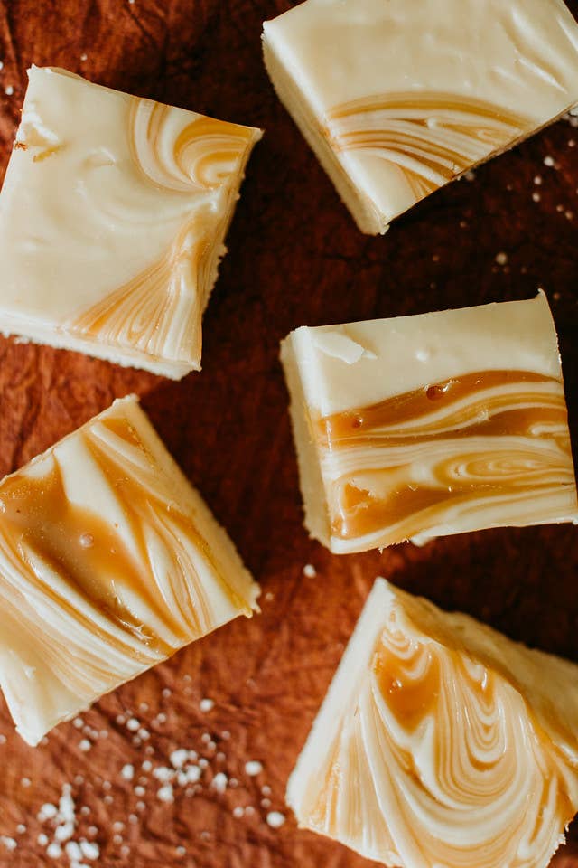 Bourbon Sea Salt Caramel Fudge