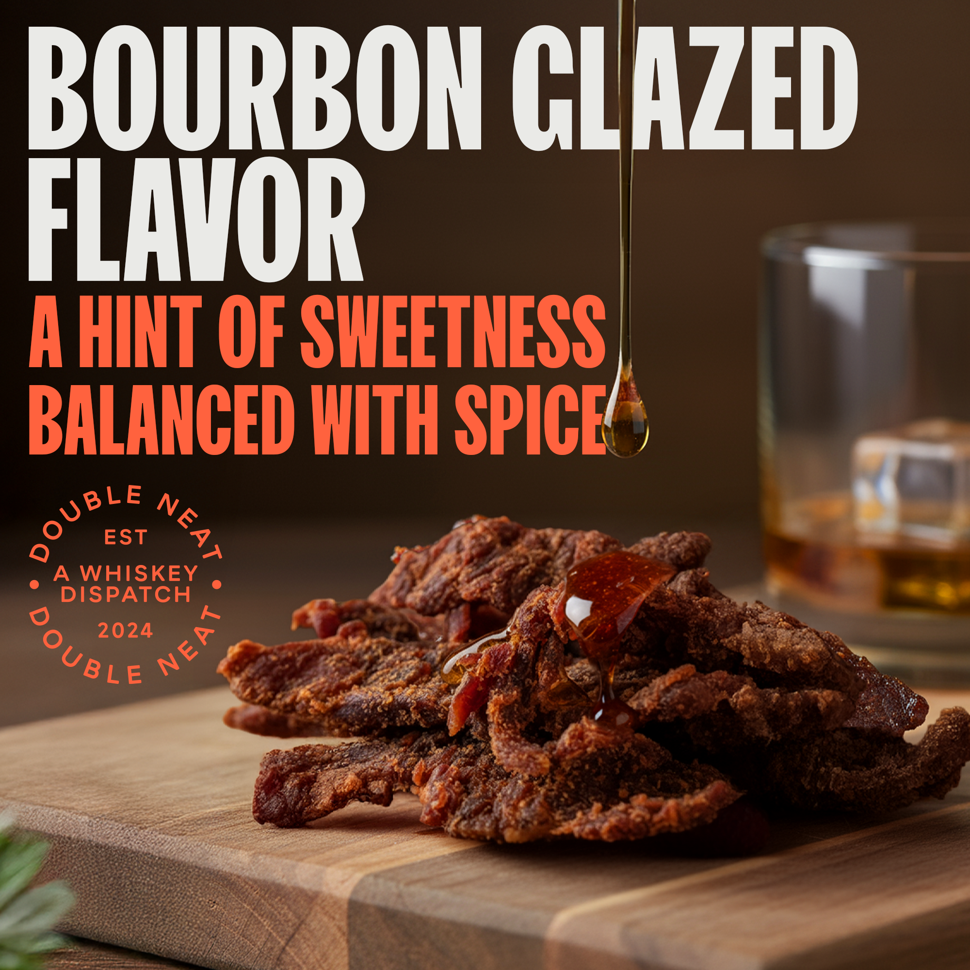 Bourbon Glazed Beef Jerky