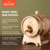 The Mini Whiskey Barrel Tap