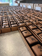 Smoked Salt Bourbon Caramels