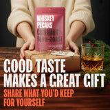 Cinnamon Whiskey Pecans