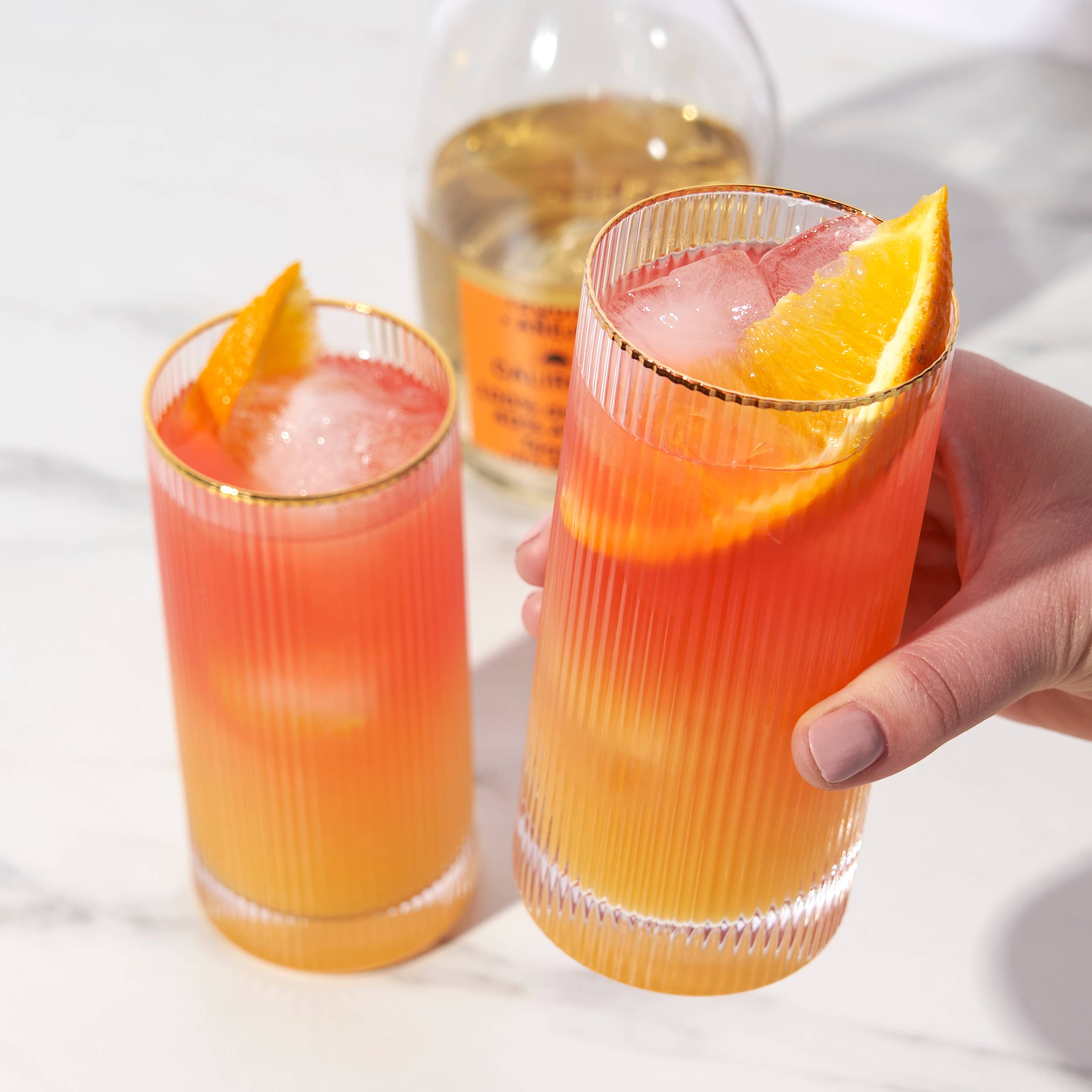 Viski Deco Meridian Highball Glasses