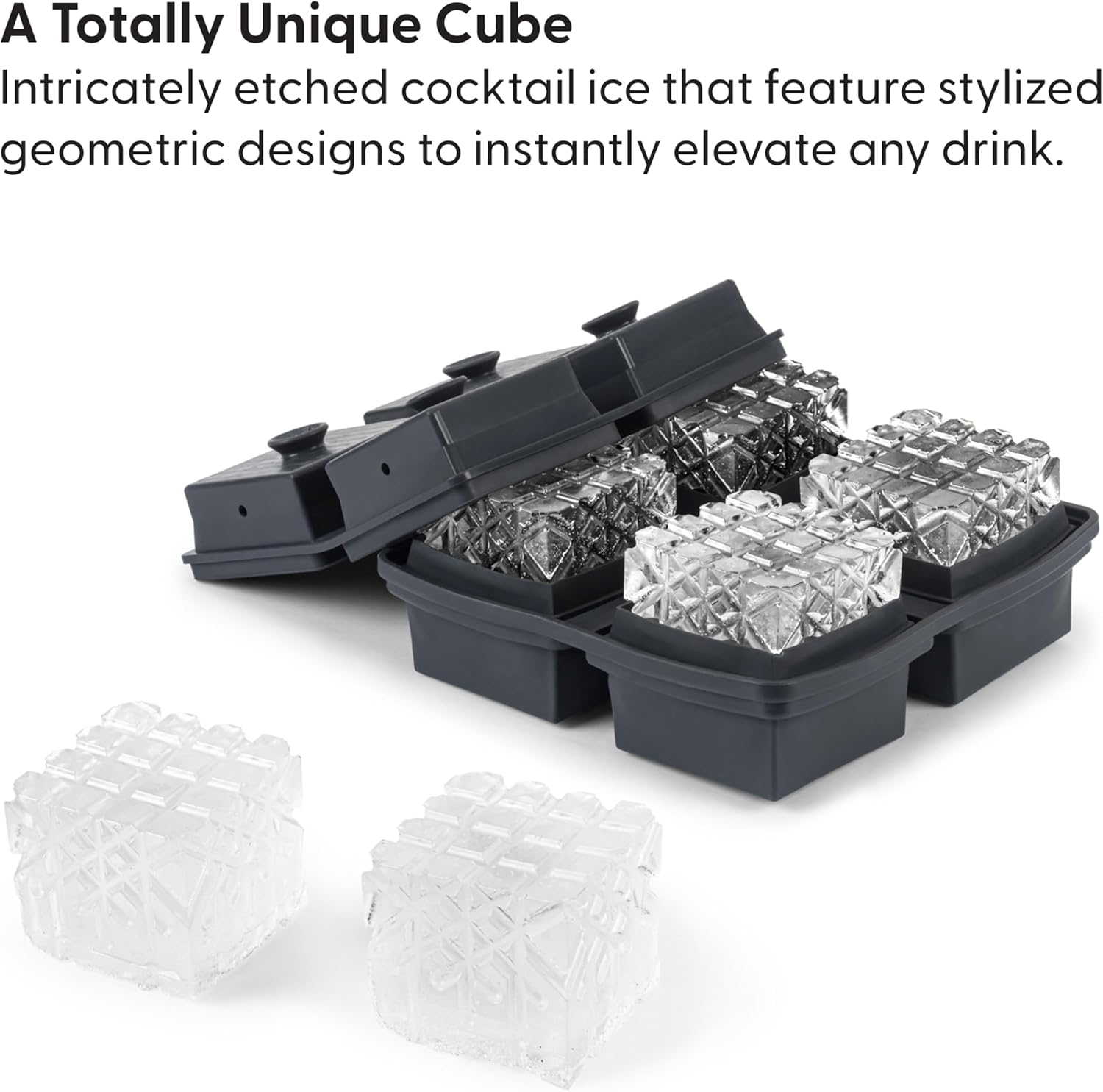 Geometric Cocktail Ice Cube Tray