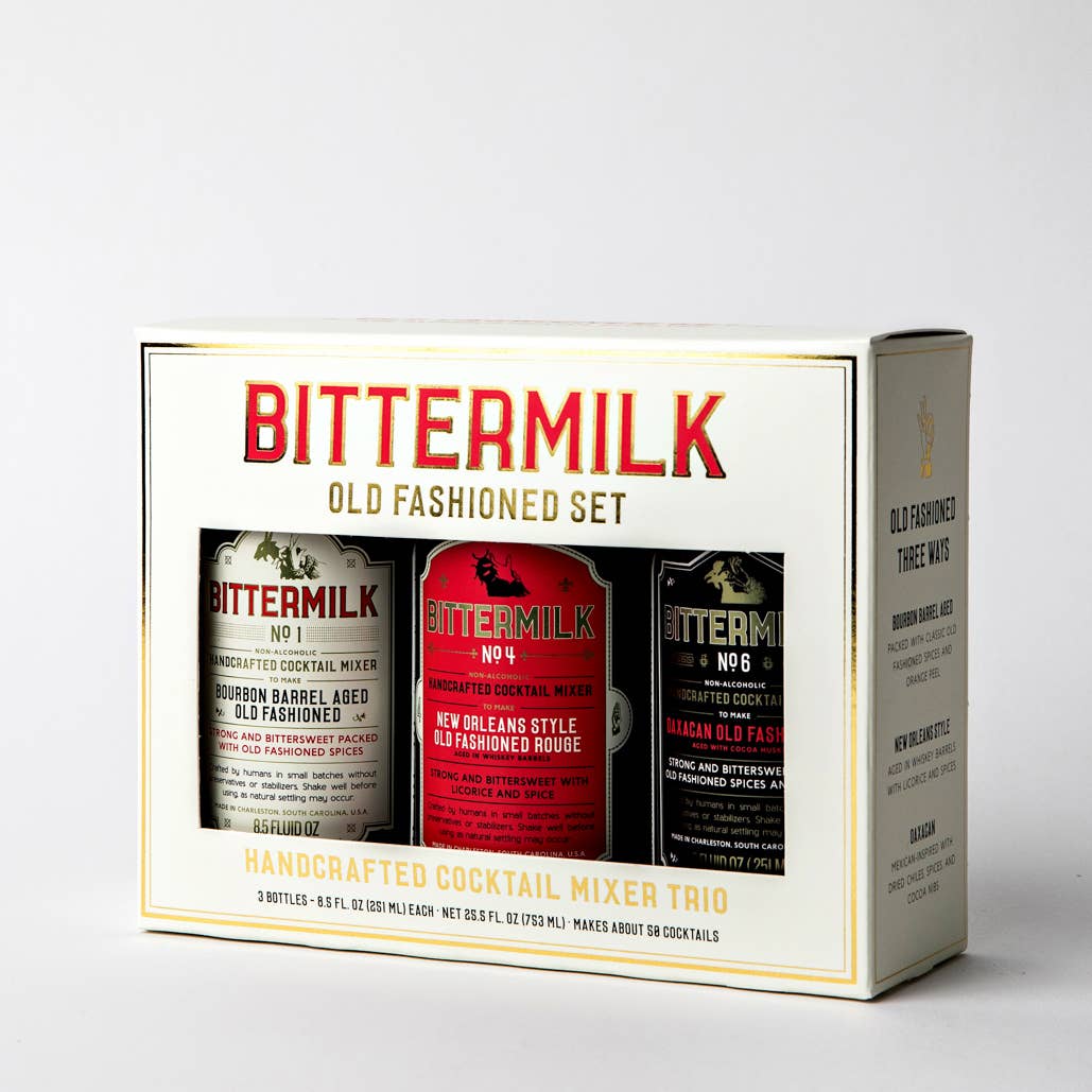 Bittermilk Old Fashioned Cocktail Mixer Gift Set