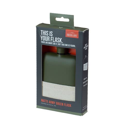 Matte Army Green Flask