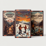 Whiskey Union Matches on neutral studio background