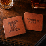 Leather Whiskey Coaster