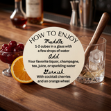Old Fashioned Cocktail Kit — Bitters Cubes & Orange Wheels