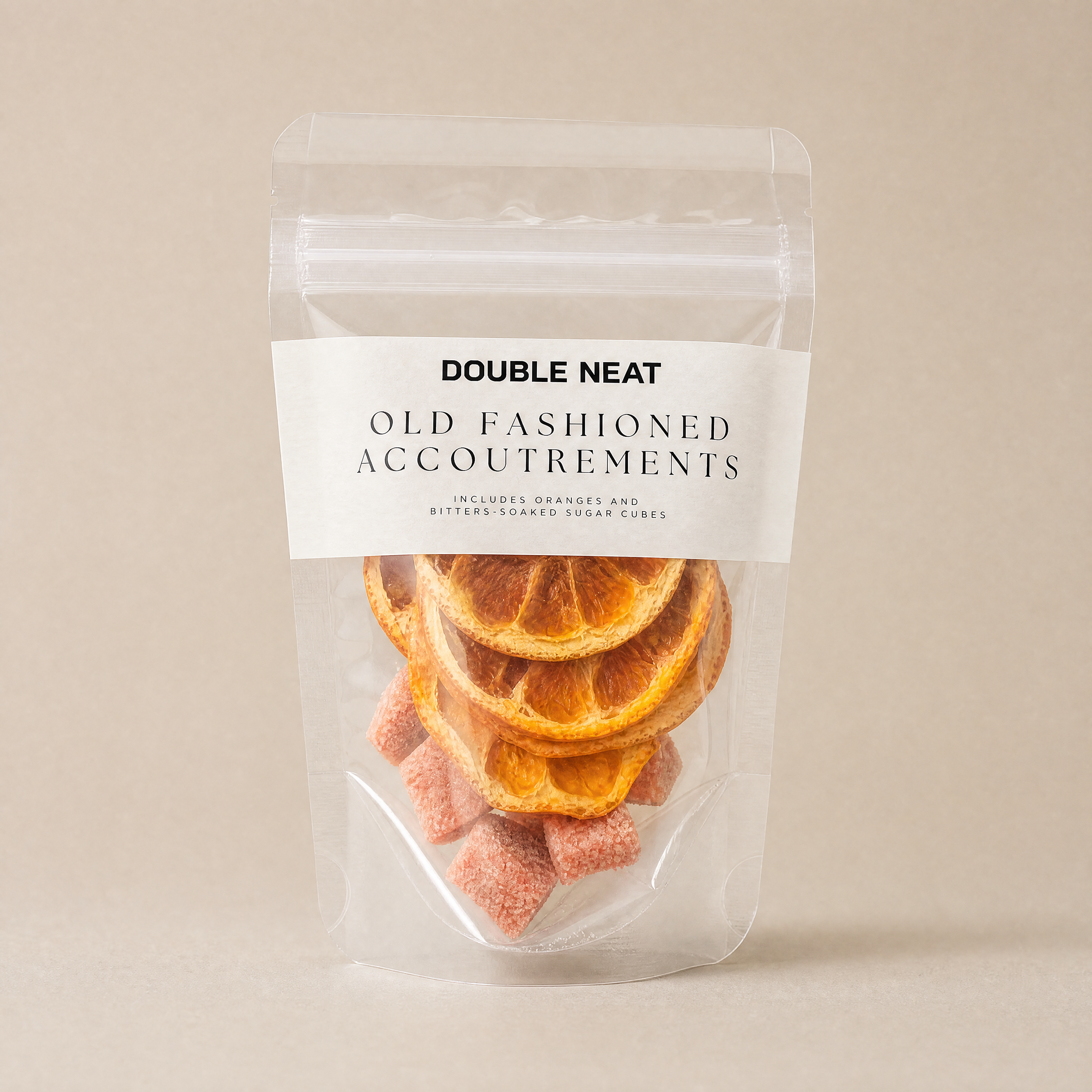 Old Fashioned Cocktail Kit — Bitters Cubes & Orange Wheels