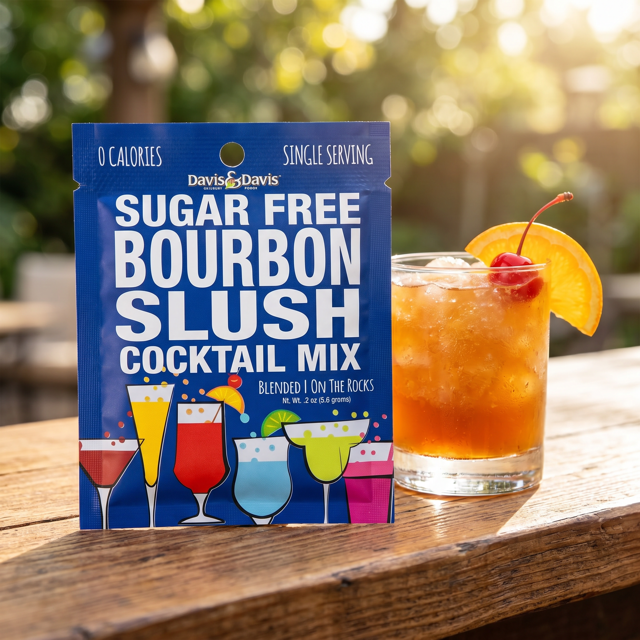 Bourbon Slushie Single Serve Craft Cocktail Mix