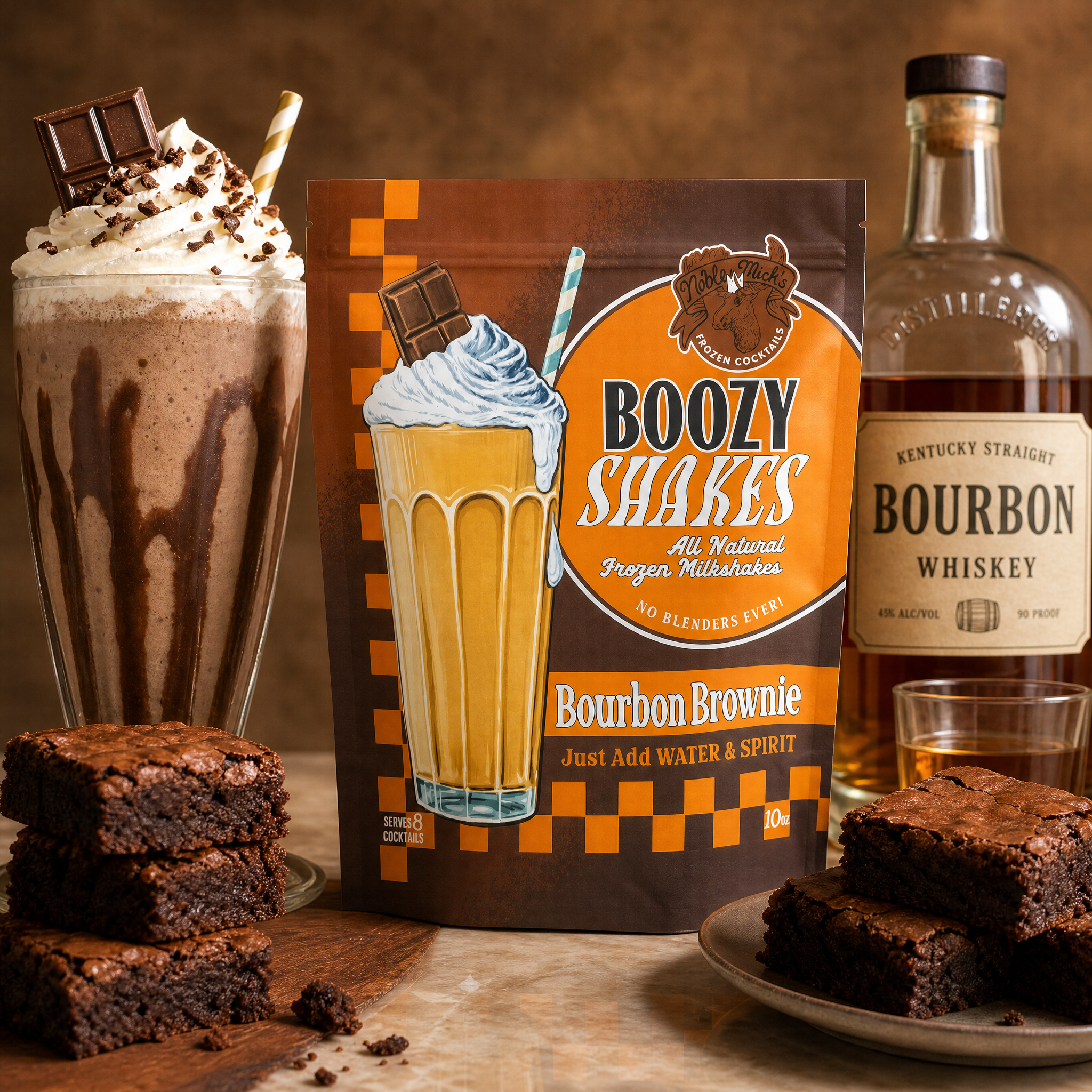 Bourbon Brownie Boozy Shakes Mix