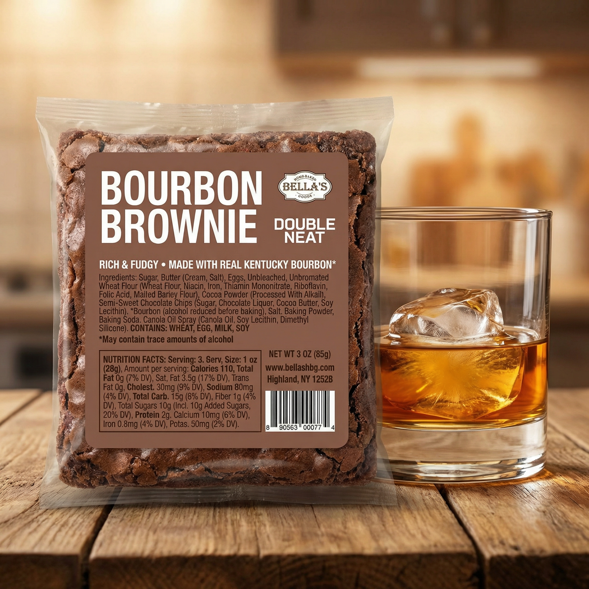 Top Shelf Bourbon Brownies
