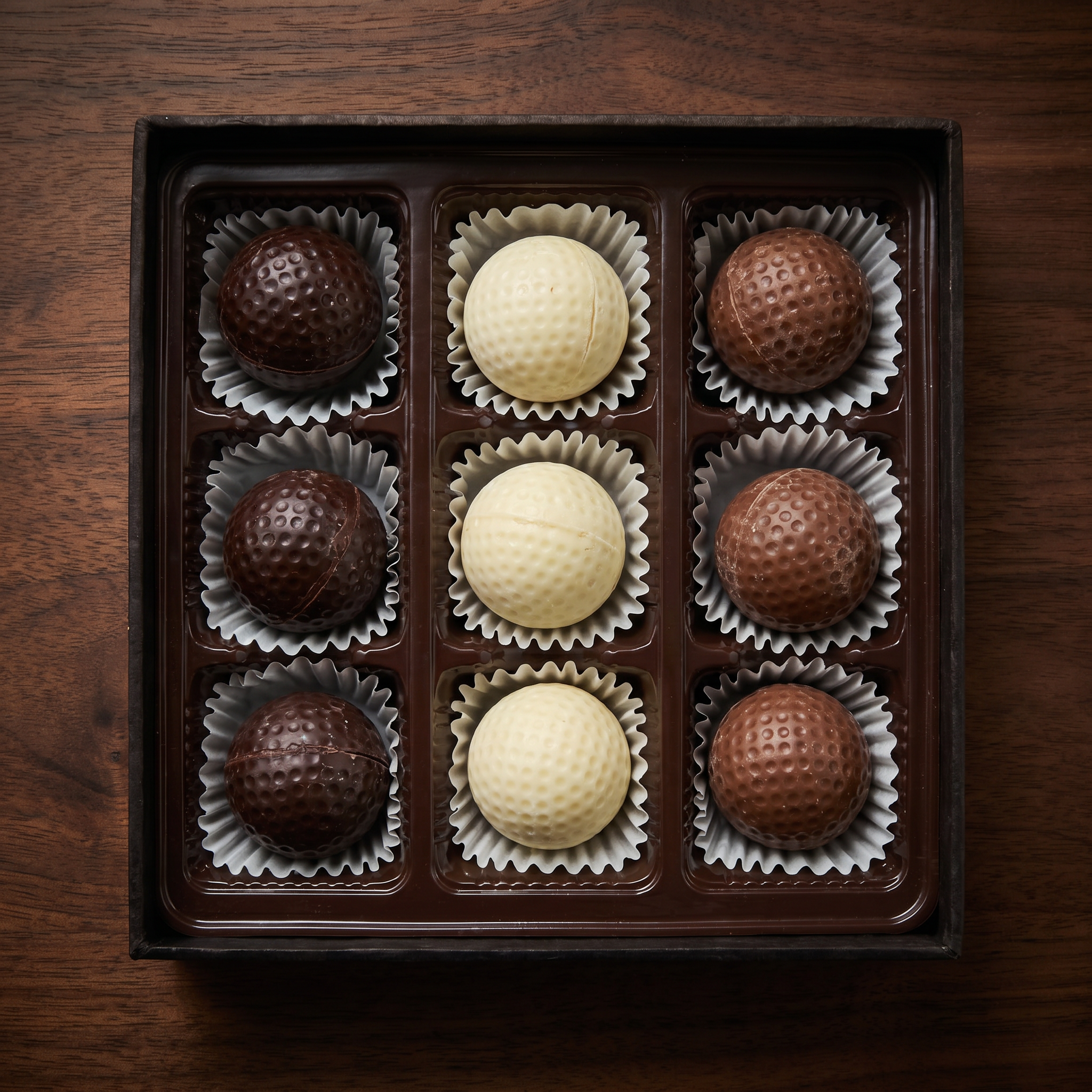 Golf Ball Bourbon Truffles