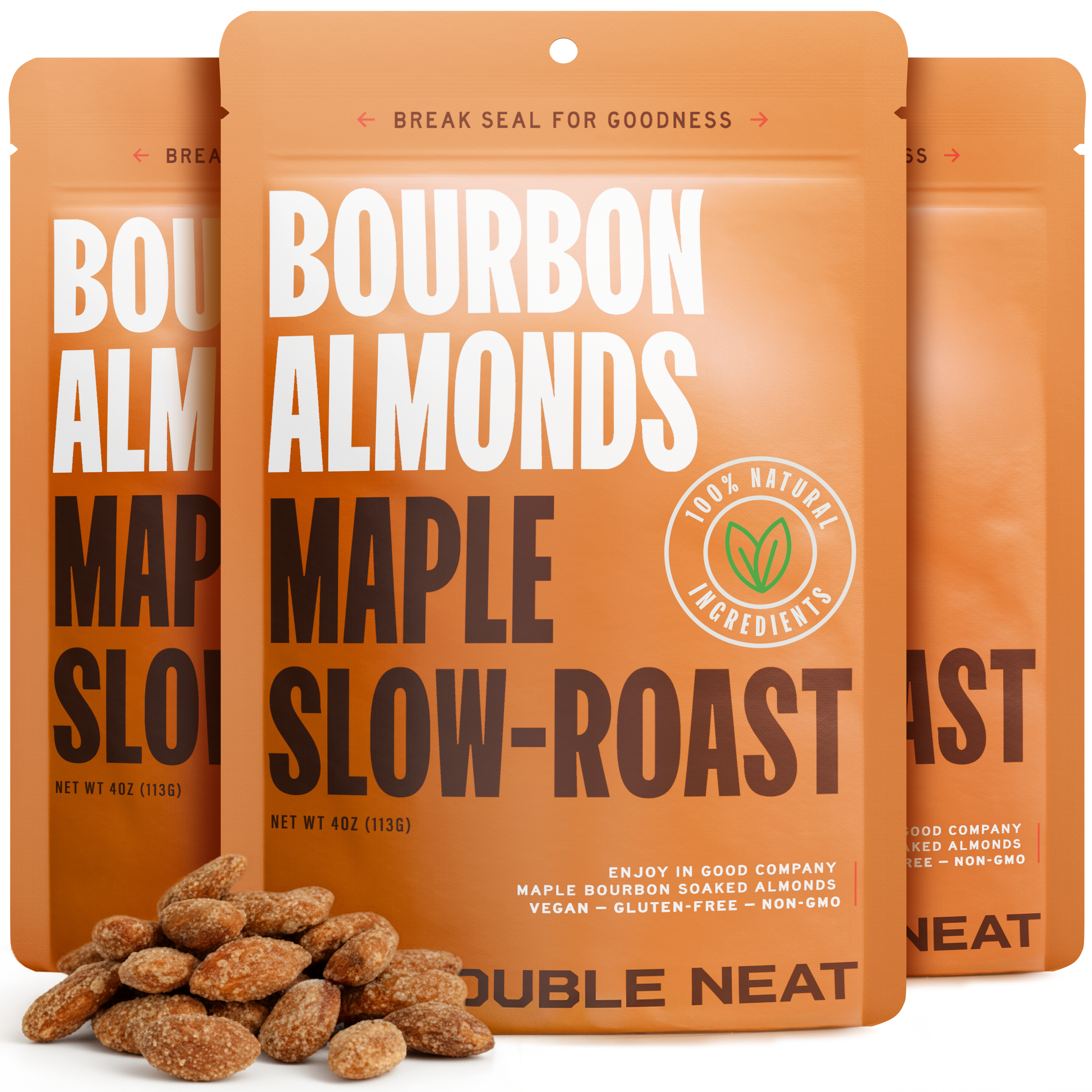 Maple Bourbon Almonds