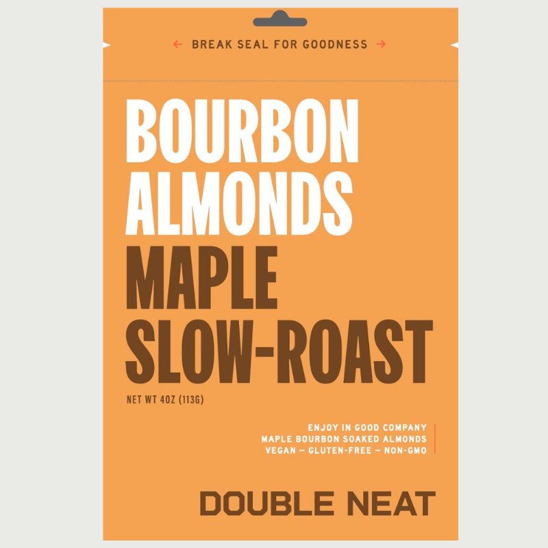 Double Neat Maple Bourbon Almonds