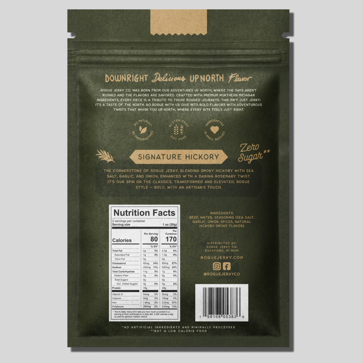 Bonfire Bourbon Beef Jerky
