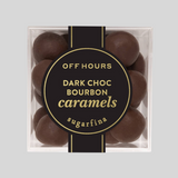 Dark Chocolate Bourbon Caramels