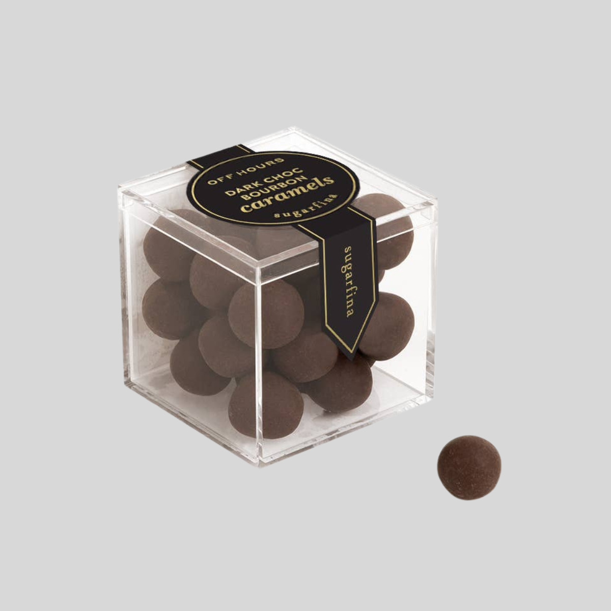 Dark Chocolate Bourbon Caramels
