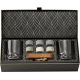 The Connoisseur's Set - Whiskey Stones and Glasses Gift Box