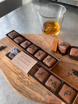 Smoked Salt  Bourbon Caramels