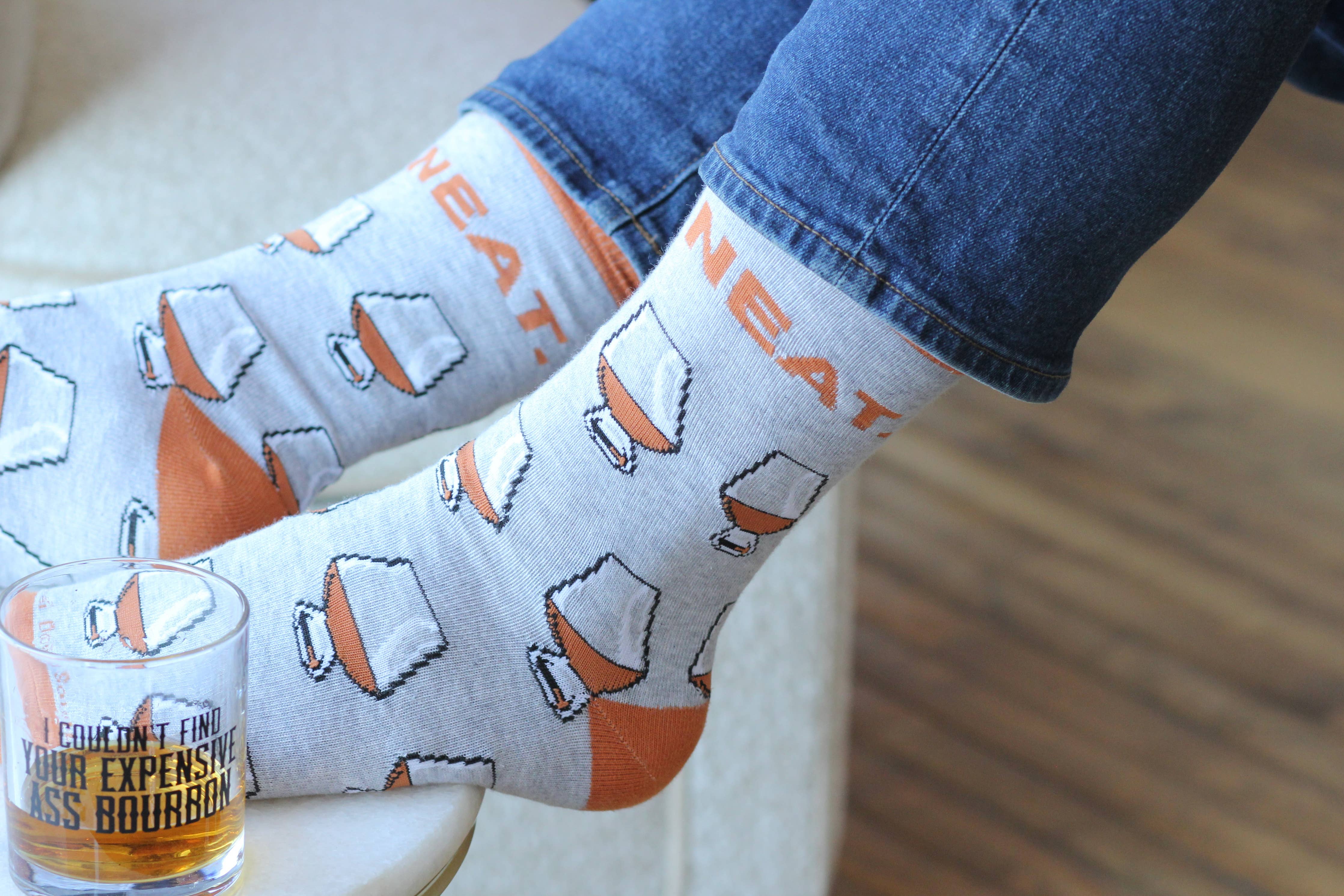 Neat Bourbon Socks