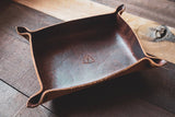 Tumbledown Leather Valet Tray