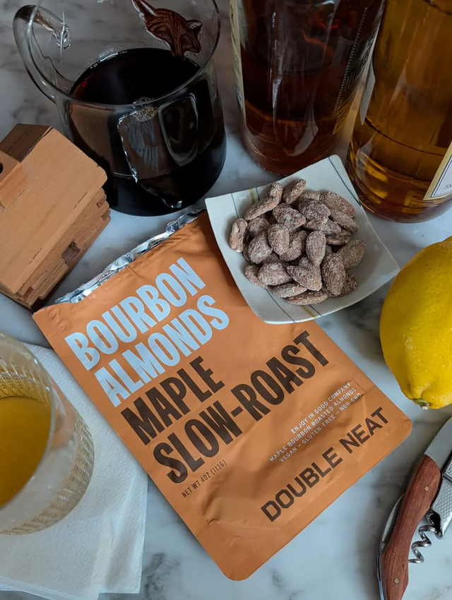 Maple Bourbon Almonds