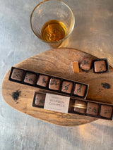 Smoked Salt  Bourbon Caramels