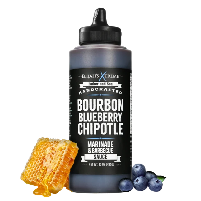 Bourbon Blueberry Chipotle BBQ Sauce & Marinade