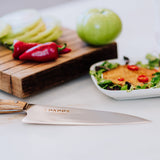 Chef Knife With Pappy Barrel Stave Handle
